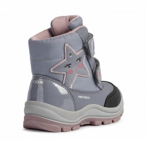 Geox Apreschi fete Flanfil G.B ABX Gray Pink colectia Amphibiox