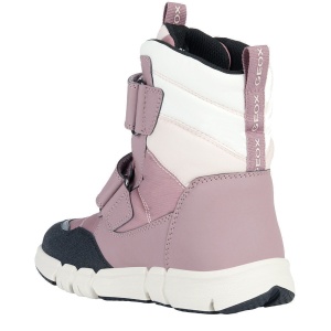 Apreschi fete Geox J Flexyper G.B ABX Dk Rose — vedere din spate