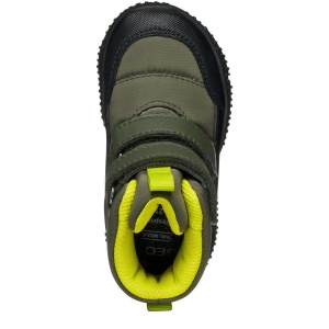 Apreschi impermeabil băieți Geox Baltic ABX Dk Green Lime — vedere de sus