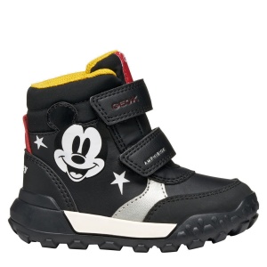 Apreschi impermeabil băieți Geox Trekkyup Boy B Abx Black Red
