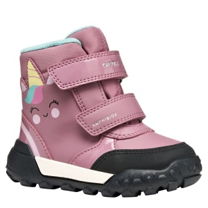 Apreschi impermeabil fete Geox Trekkyup Girl B Abx Dk Pink — vedere în perspectivă