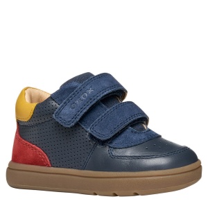 Ghete băieți Geox Biglia Navy Red — vedere în perspectivă