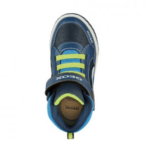 Ghete Baieti J Inek B.D Navy Lime colectia Geox Respira