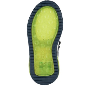Ghete baieti J Inek B.D Navy Lime - J929CD/05411/C0749 - de sus