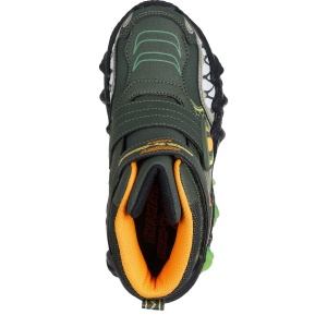 Ghete băieți Skechers Skech-O-Saurus Lights Olive - Img 4