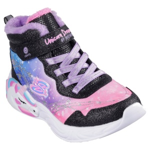 Ghete fete Skechers Unicorn Dreams Magical Cove Black - Img 2