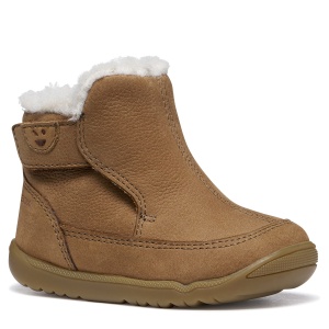 Ghete imblanite baieti Macchia Boy Tobacco - B664NB/00033/C6777 - din fata