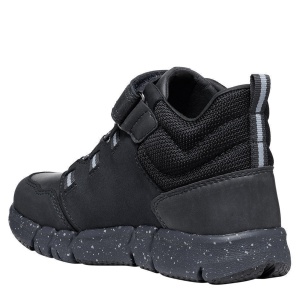 Ghete impermeabile băieți Geox Flexyper Boy B Abx Navy Azure — vedere din spate