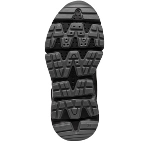 Ghete impermeabile băieți Geox Flexyper Plus Boy Black Dk Grey — talpa