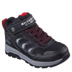 Ghete impermeabile băieți Skechers Storm Blazer Glow Roam Black - Img 2