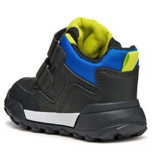 Ghete impermeabile băieți Geox Trekkyup Boy B Abx Black Fluo Green - B566LB/0MEFU/C9299 - spate