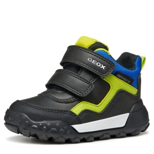 Ghete impermeabile băieți Geox Trekkyup Boy B Abx Black Fluo Green - B566LB/0MEFU/C9299 - interior