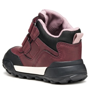 Ghete impermeabile fete Geox Trekkyup Girl B Abx Burgundy Rose - B566MB/0MEFU/C7329 - spate