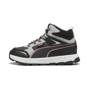 Ghete fete Puma Evolve Trail PS Dusky Gray Pinkscape, material rezistent la apa, talpa aderenta de cauciuc, inchidere cu siret