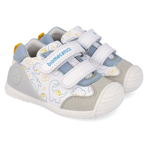 Pantofi băieți primii pași Biomecanics 262120-C050 Blanco - Img 2