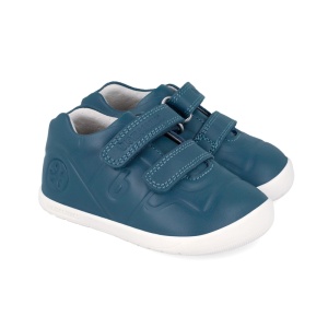 Biomecanics Pantofi barefoot baieti 241160-F556 Petrol încălțăminte primii pași bigstep