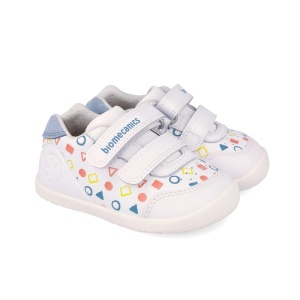 Biomecanics Pantofi barefoot baieti 262166-B050 Blanco încălțăminte primii pasi bigstep