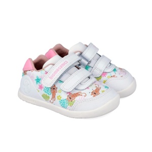 Biomecanics Pantofi barefoot fete 262156-A050 Blanco încălțăminte primii pasi bigstep