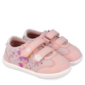 Pantofi barefoot fete Garvalin Rosa - Img 2