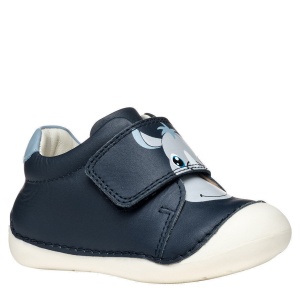 Pantofi bebeluși Geox Tutim Navy Donkey — vedere în perspectivă