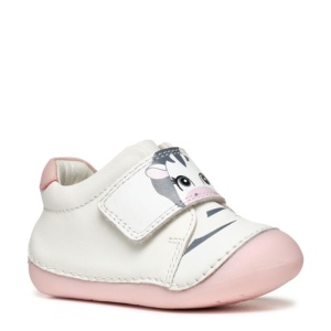 Geox Pantofi bebelusi Tutim White Rose Zebra B3540B-00085-C0674