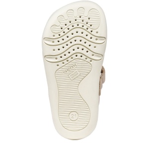 Pantofi decupați fete Geox Steppieup Ivory Pink — talpa