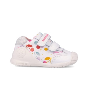 Biomecanics Pantofi fete 262102-B050 Blanco încălțăminte primii pasi bigstep