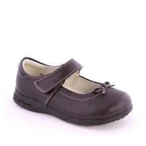 Pantofi fete Isabella Choc Brown