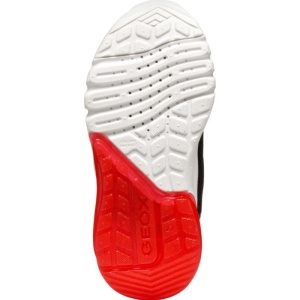 Geox Pantofi sport baieti Ciberdron Boy Green Red J55LBE-01454-C3221