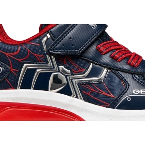 Geox Pantofi sport baieti Ciberdron Boy Navy Red încălțăminte copii bigstep