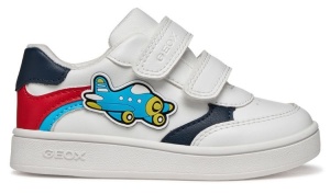 Pantofi sport baieti Eclyper Boy White Red