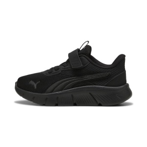 Pantofi sport Puma pentru baieti, negri, model FlexFocus Modern AC+ PS PUMA Black 401519-06 inchidere cu scai, talpă EVA flexibilă