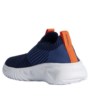 Pantofi sport baieti Assister B.D Navy Orange — vedere din spate