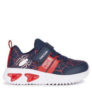 Pantofi sport băieți Geox Assister Boy Navy Spider Man