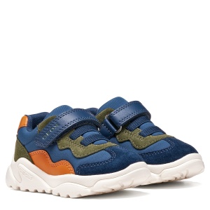 Pantofi sport băieți Geox Ciufciuf Boy Lt Navy/Orange - B455RB/0FU22/CB42T - perechea