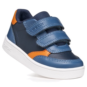 Pantofi sport băieți Geox Eclyper Boy Navy/Orange ( ) - B555LA/000BC/C0659 - unghi