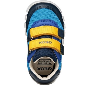 Pantofi sport băieți Geox Iupidoo Boy Azure Navy — vedere de sus