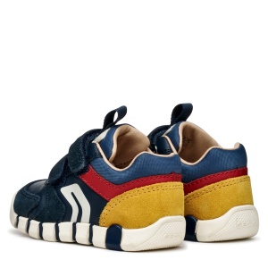 Pantofi sport băieți Geox Iupidoo Boy Navy Dk Red - B3555D/05422/C4244 - perechea spate