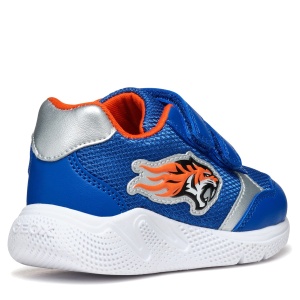 Pantofi sport băieți Geox Sprintye Boy Royal Orange — vedere din față