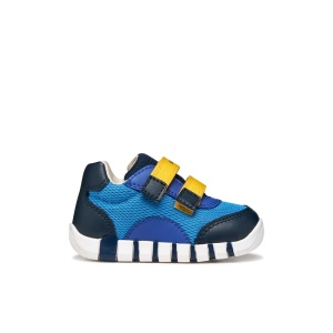 Geox Pantofi sport baieti Iupidoo Boy Azure Navy încălțăminte copii bigstep