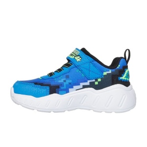 Skechers Pantofi sport baieti Mega Scene Blue Lime N încălțăminte copii bigstep