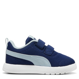 Pantofi sport băieți Puma Courtflex V3 Mesh Inf Blue Jewel-Lucite — vedere laterală opusă