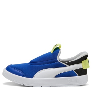 Pantofi sport băieți Puma Courtflex v3 Sliptech PS Vivid Blue - vedere laterală - 399734/05
