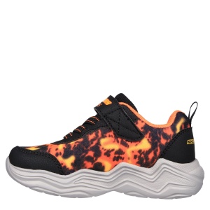 Pantofi sport băieți Skechers Erupters IV Rolden Black Orange - Img 3