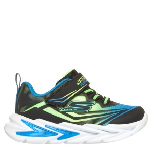 Pantofi sport băieți Skechers Flex-Glow Ultra Negru Lime