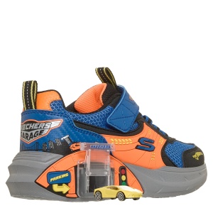 Pantofi sport băieți Skechers Garage - 402150L/BBOR - cu luminițe