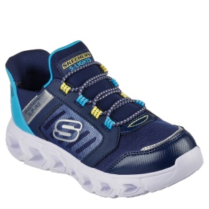 Pantofi sport băieți Skechers Hypno Flash Navy Blue - Img 2