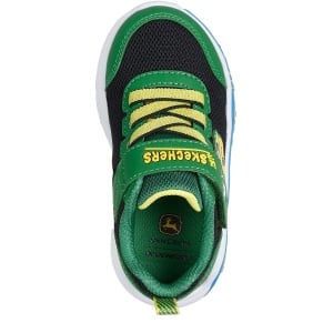 Pantofi sport băieți Skechers John Deere Play Scene Barn Squad Green - Img 4