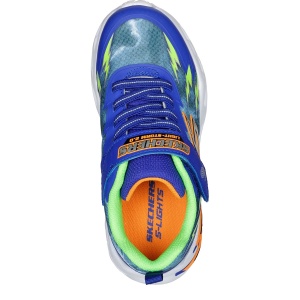 Pantofi sport băieți Skechers Light Storm 2.0 Blue Lime - Img 4