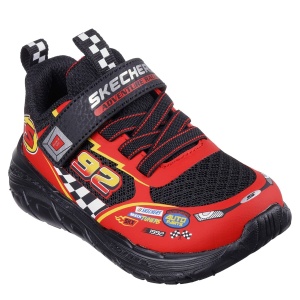 Pantofi sport băieți Skechers Skech Tracks Black Red Multi — vedere în perspectivă